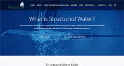 Desktop Screenshot of dynamicstructuredwater.com