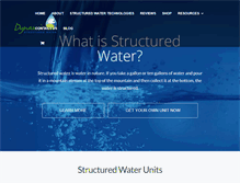 Tablet Screenshot of dynamicstructuredwater.com